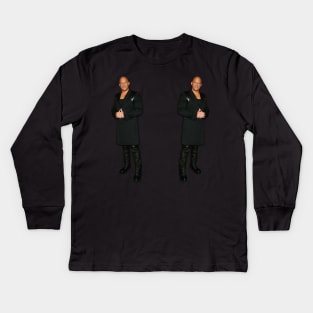 Vin Diesel - Celebrities - Actor -  2020 | Two Stickers #3 Kids Long Sleeve T-Shirt